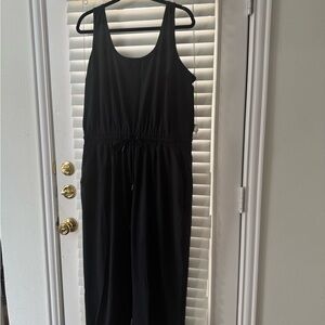 Abercrombie & Fitch Black Sleeveless Jumpsuit